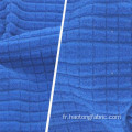 Tissus extensibles brossés DTY bleu polaire respirant